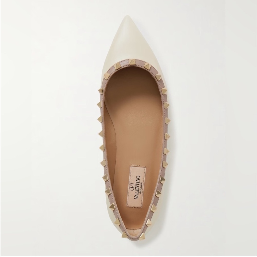 Valentino Rock Stud Ballet Flat Shoe - Picture 10 of 10